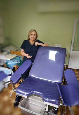 Вітаємо лікарню Верховини з придбанням гінекологічного столу
